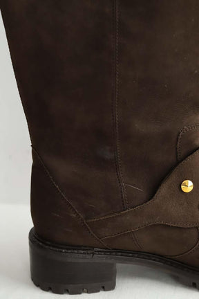 Bottes d'équitation Fendi  Marron