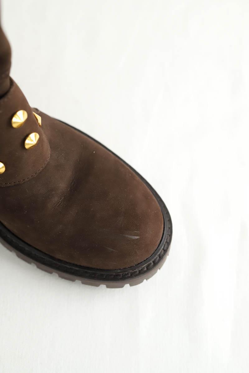Bottes d'équitation Fendi  Marron