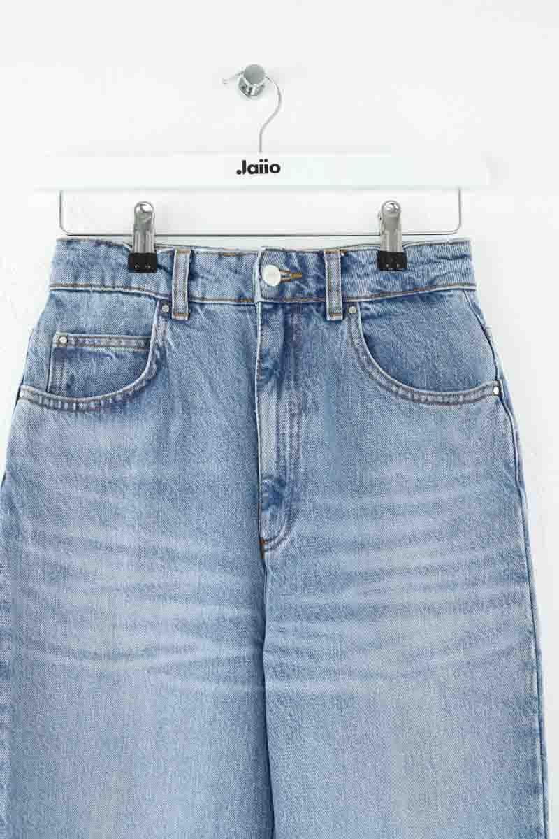 Jean droit Claudie Pierlot  Bleu