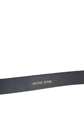 Ceinture en cuir Anine Bing  Noir