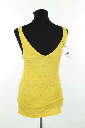 Tops sans manche Majestic Filatures  Jaune