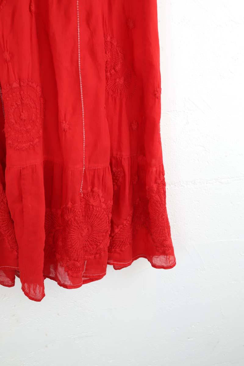 Robe Antik Batik  Rouge