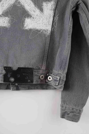 Veste Off White  Gris