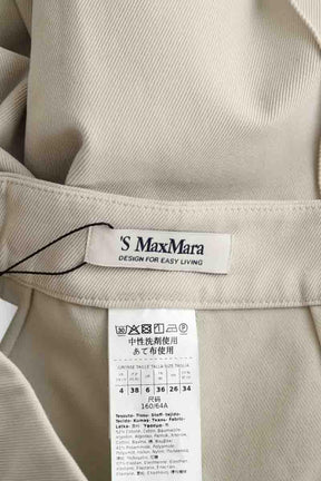 Pantalon droit Max Mara  Ecru