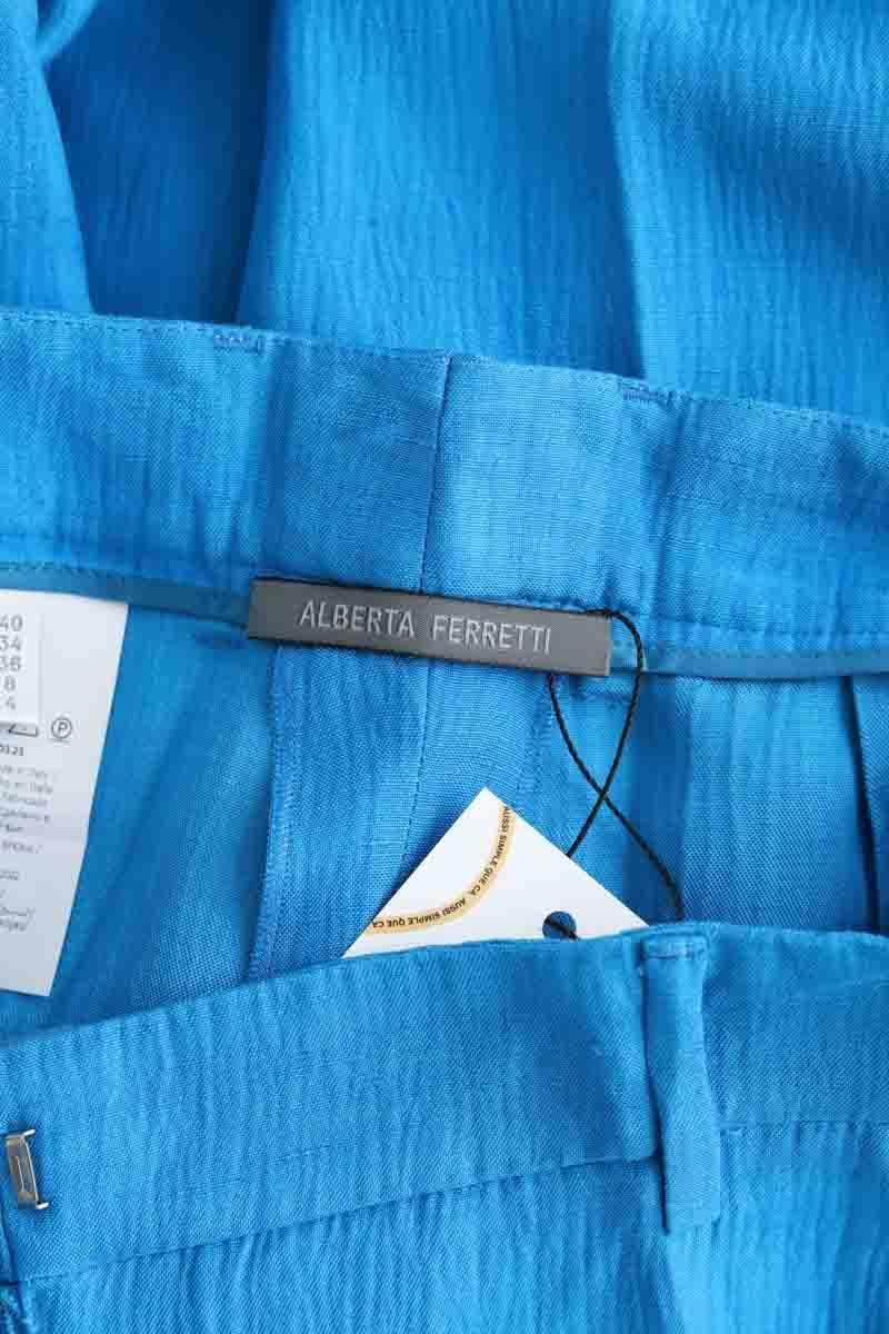 Large Alberta Ferretti  Bleu