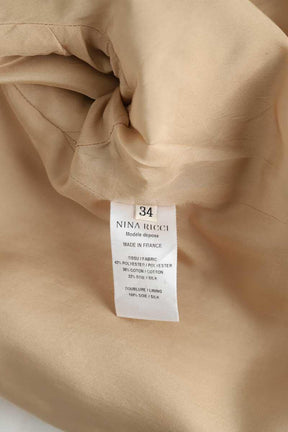 Blazer Nina Ricci  Beige