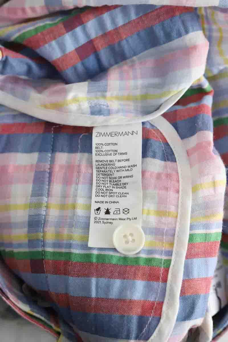 Pantalon large Zimmermann  Multicolore