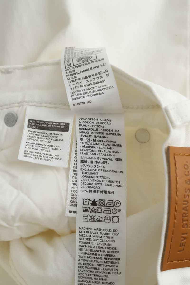 Bermuda Levi's  Blanc