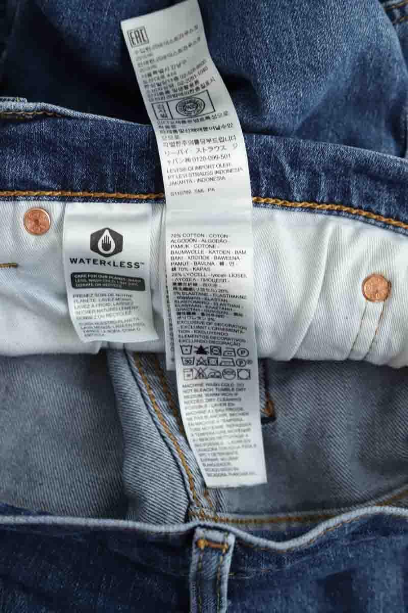Jean droit Levi's 512 Bleu