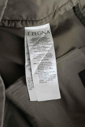 Pantalon droit Zegna  Kaki