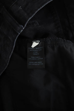 Jean droit Isabel Marant  Noir