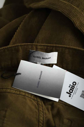 Pantalon droit Isabel Marant  Kaki