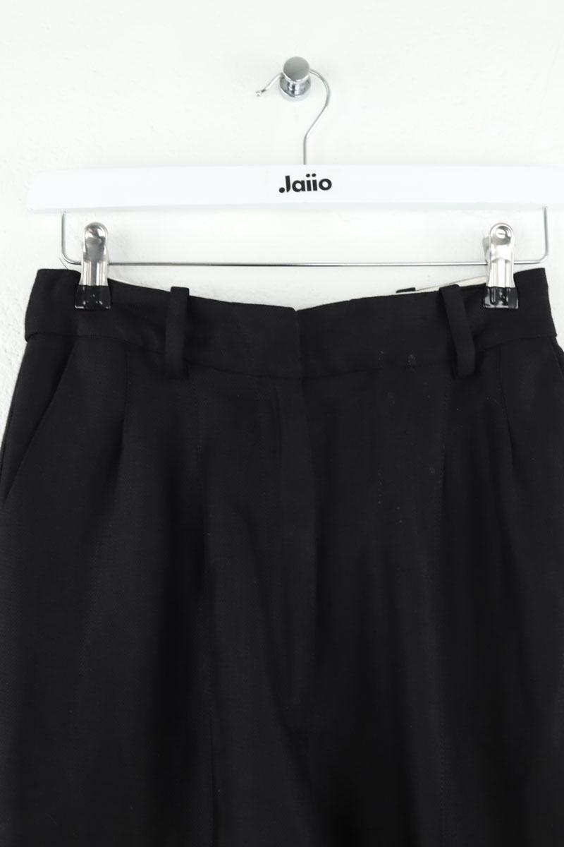 Pantalon droit Loulou Studio  Noir