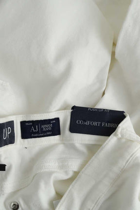 Pantalon droit Armani  Blanc