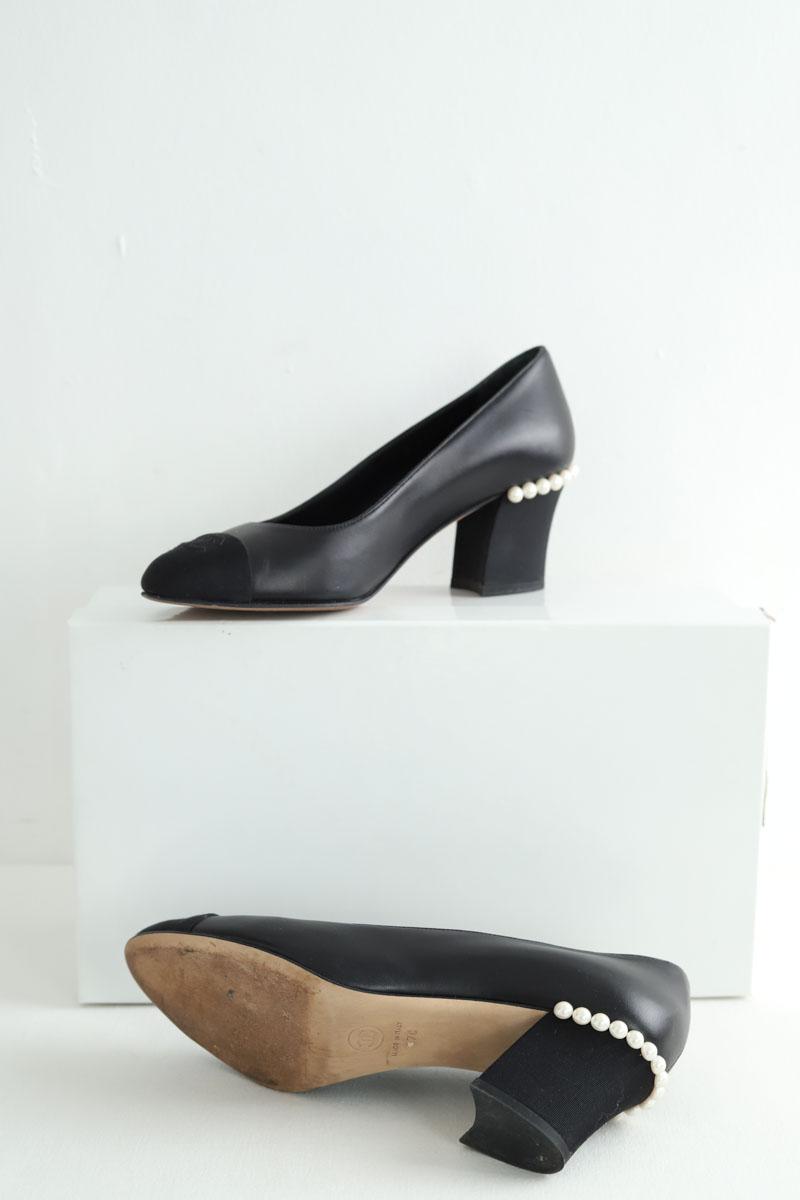 Talons Chanel  Noir