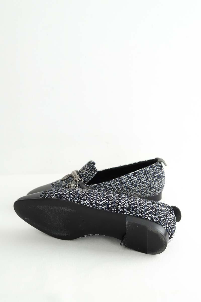 Mocassins Chanel  Marine