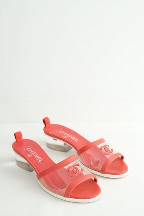 Sandales Chanel  Orange