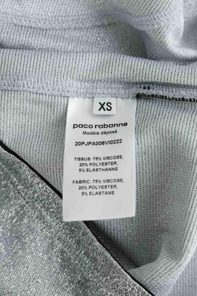 Mini short Paco Rabanne  Argent
