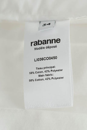 Mini jupe Paco Rabanne  Blanc