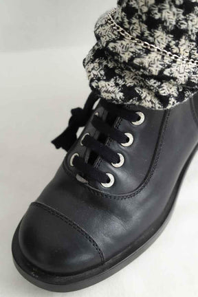 Boots Chanel  Noir