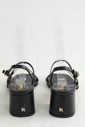 Sandales Rouje  Noir