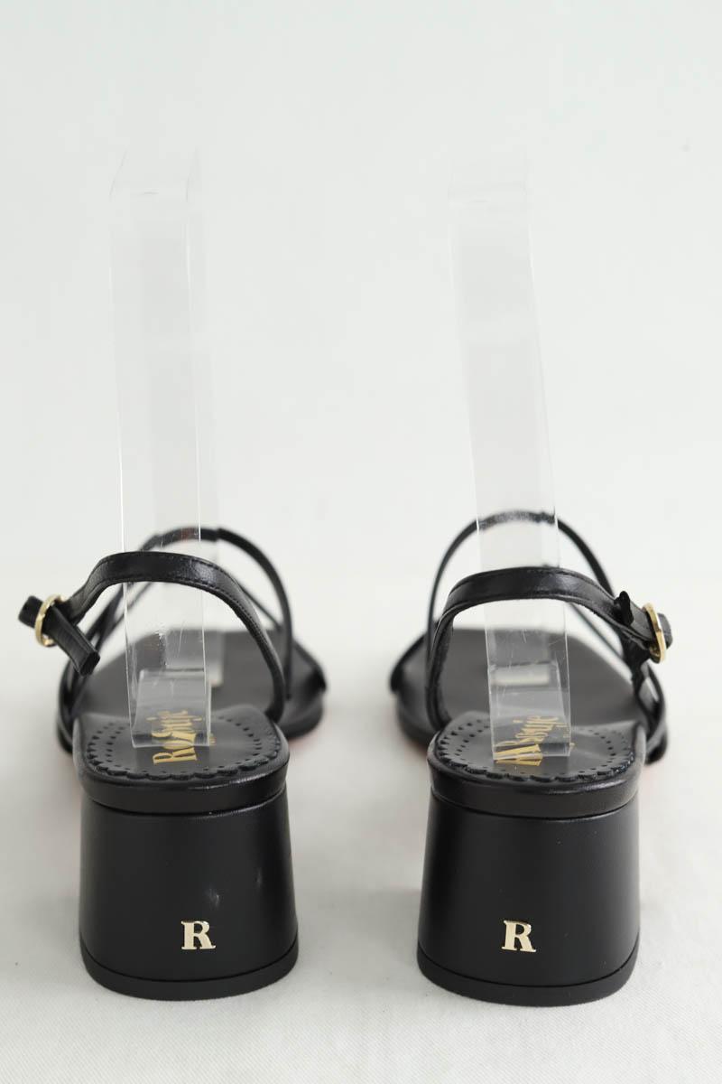 Sandales Rouje  Noir