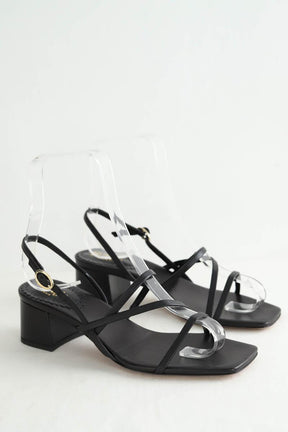 Sandales Rouje  Noir