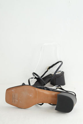 Sandales Rouje  Noir