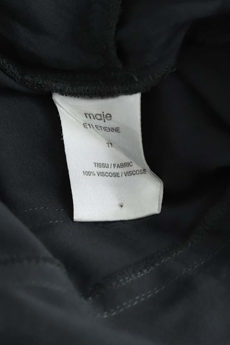 Pantalon Carot Maje  Gris