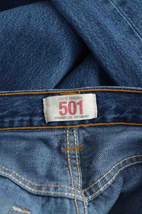 Jean droit Levi's 501 Bleu