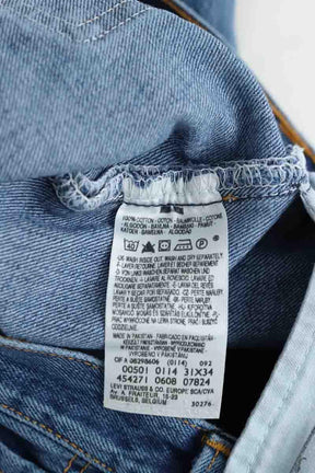 Jean droit Levi's 501 Bleu