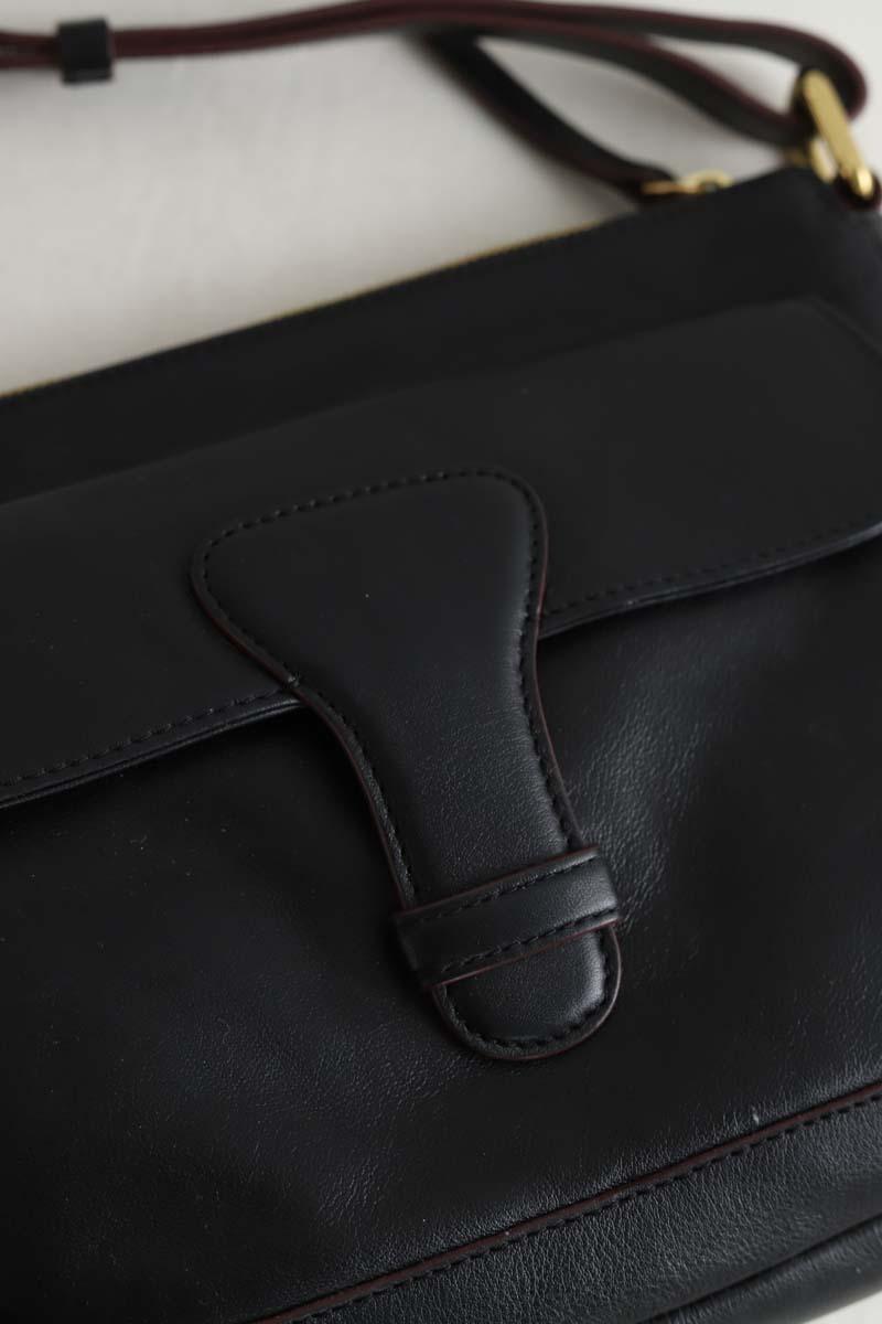 Sac Bandoulière Avril Gau Nappa Horizon Noir - Cuir Italien Neuf Avec Pochette