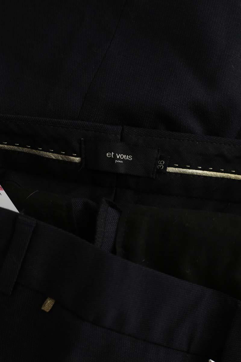Pantalon droit Et Vous  Noir