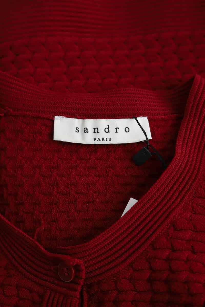Cardigan Sandro  Rouge