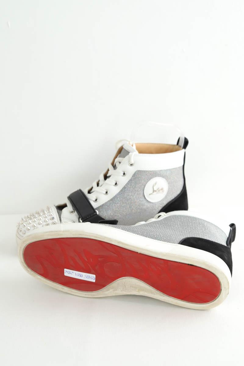 Baskets Christian Louboutin  Argent