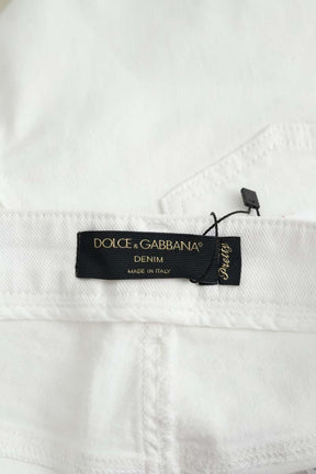 Jean droit Dolce & Gabbana  Blanc