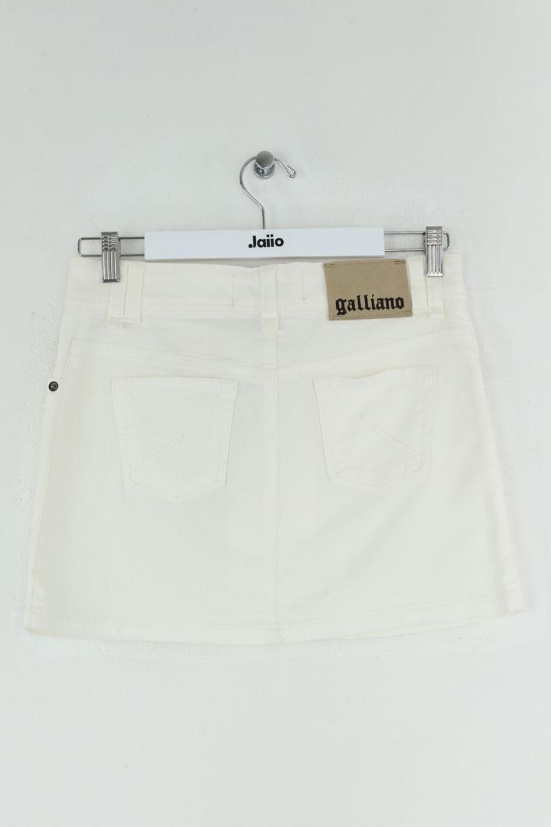 Mini jupe Galliano  Blanc