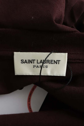 T-shirt Saint Laurent  Bordeaux