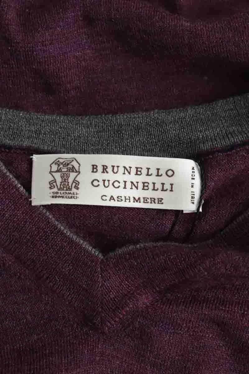 Pull Brunello Cucinelli  Bordeaux