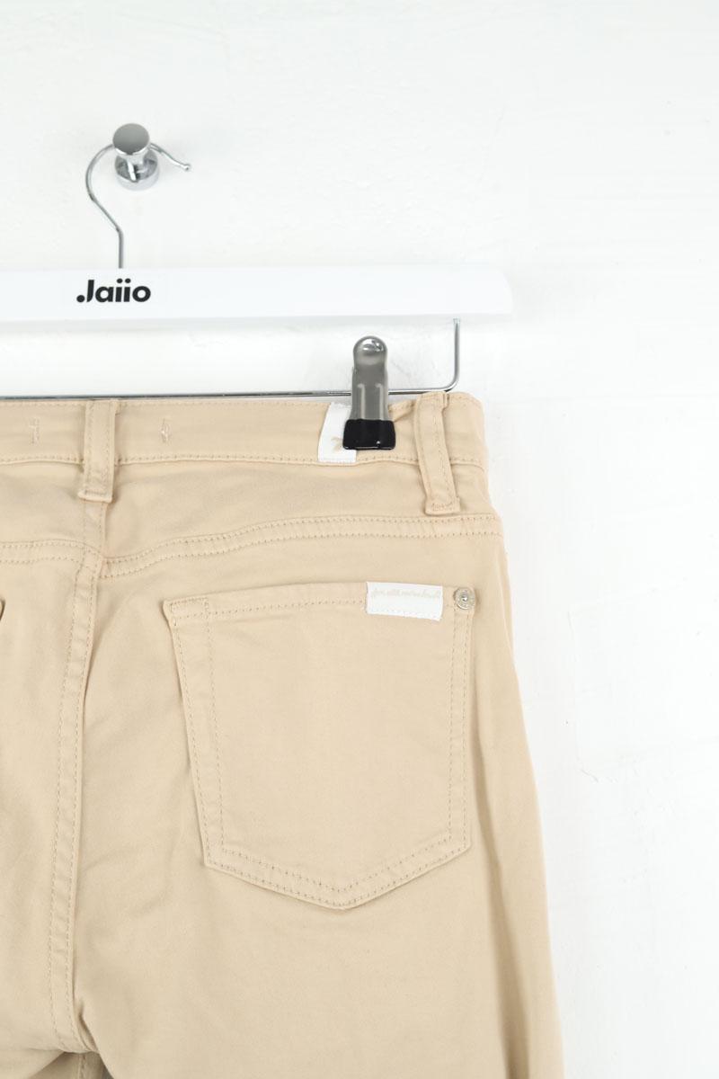 Pantalon droit 7 For All Mankind  Beige