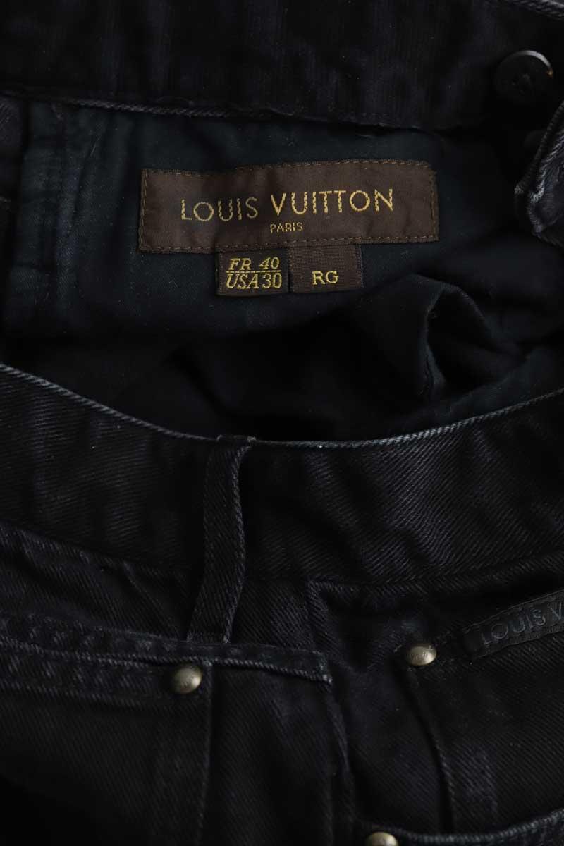 Jean droit Louis Vuitton  Noir