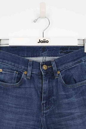 Slim 7 For All Mankind  Bleu