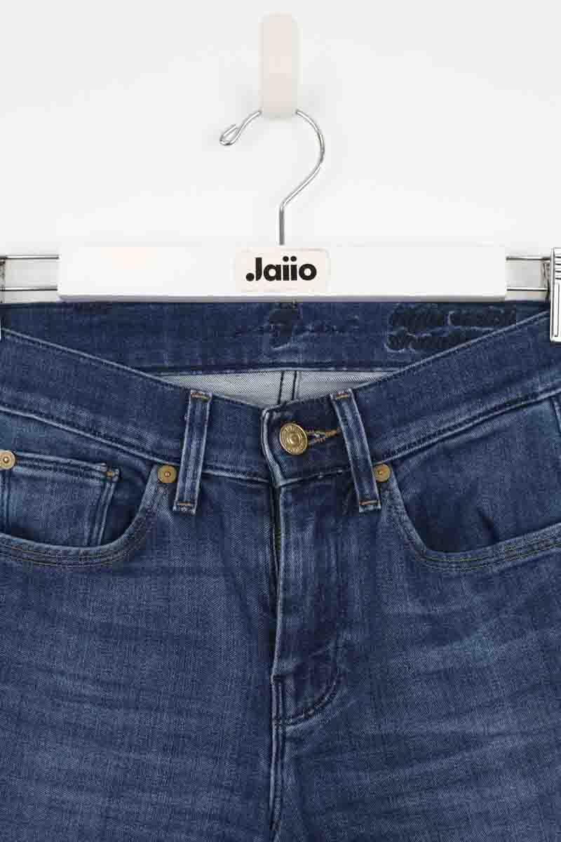 Slim 7 For All Mankind  Bleu