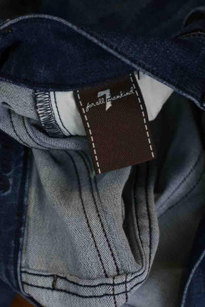 Slim 7 For All Mankind  Bleu
