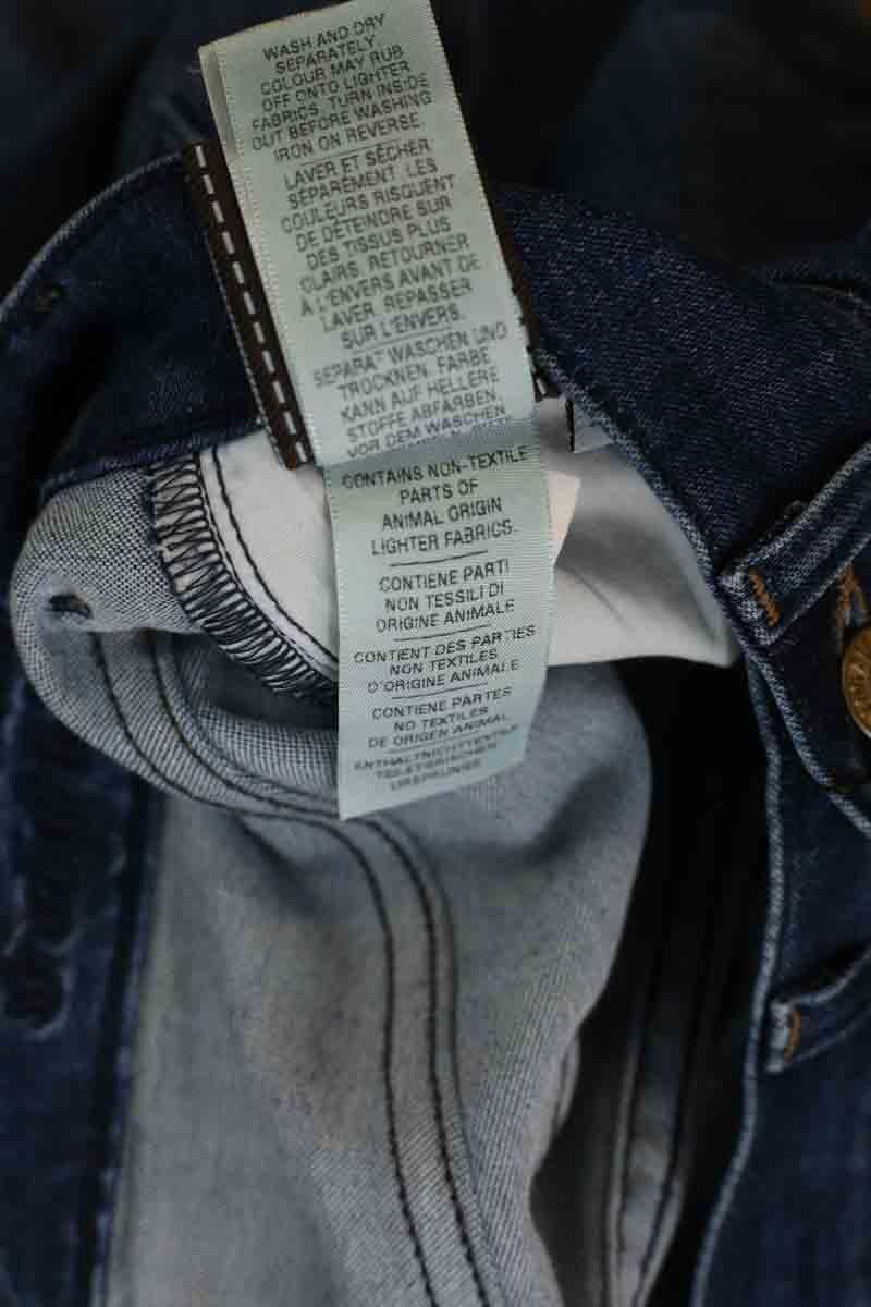 Slim 7 For All Mankind  Bleu