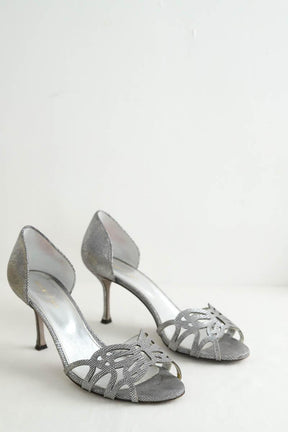 Talons Sergio Rossi  Argent