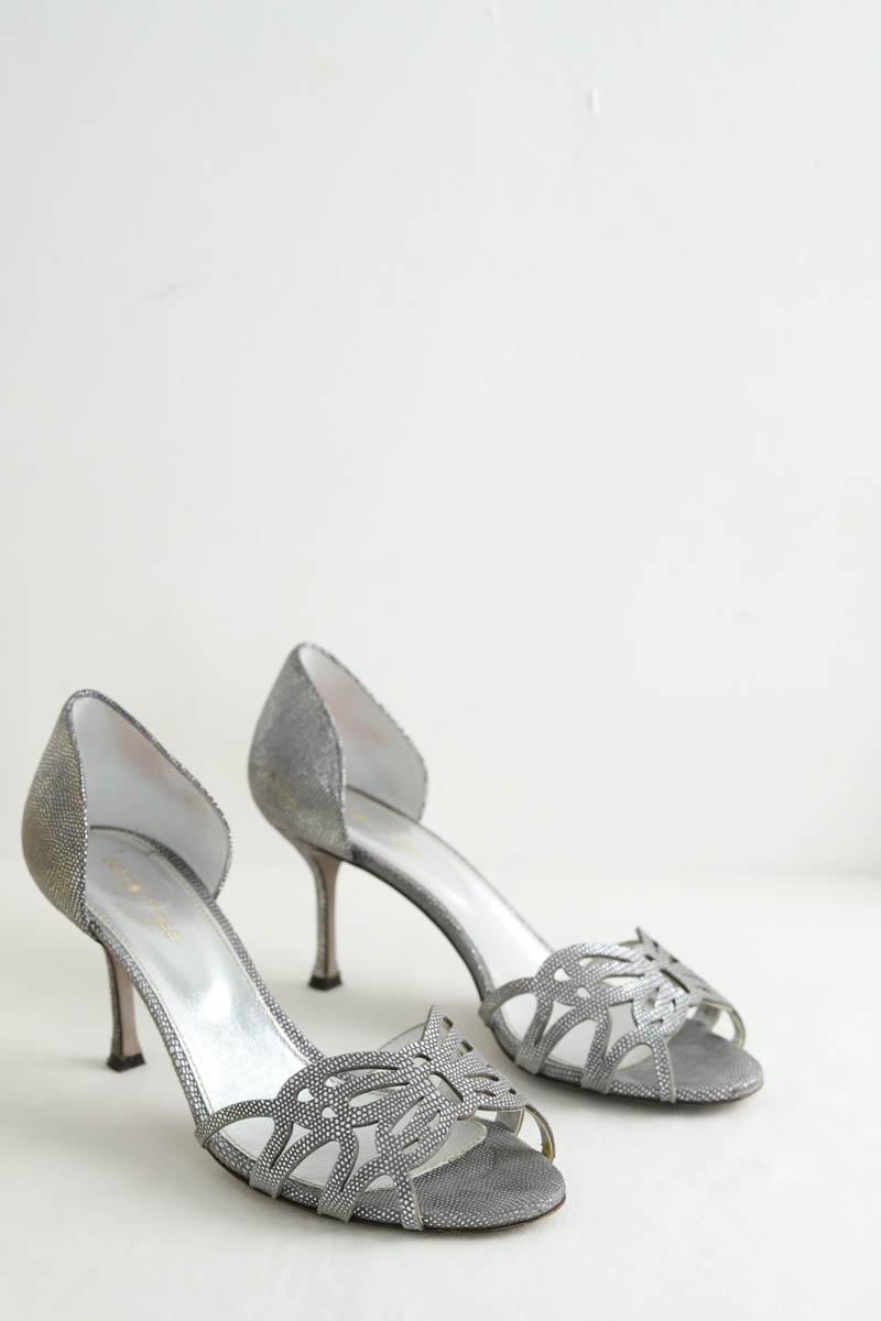 Talons Sergio Rossi  Argent