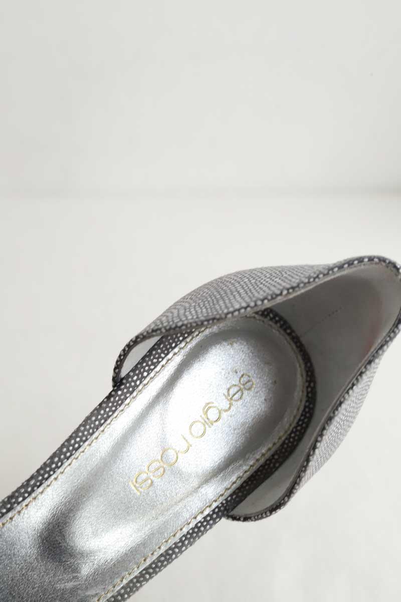 Talons Sergio Rossi  Argent