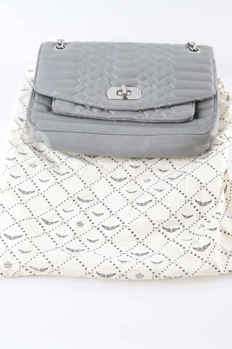 Sacs à bandoulière Zadig & Voltaire Ziggy XL Gris