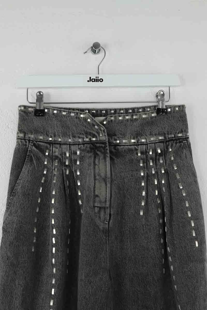 Jean droit Alberta Ferretti  Gris